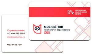 HF RFID карта Москвёнок "Практичный" HF RFID карта Москвёнок
